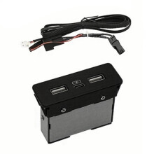 Carregador de Carro 12V Dual USB Single Type-C Carregador Rápido 36W Carregador Rápido de Três Portas para