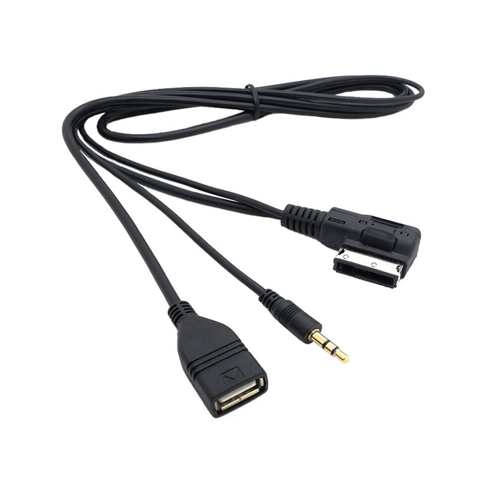 3.5Mm Aux Audio Cable Music Mdi Ami Mmi Interface Usb Charger For A6l A8l Q7 A3 A4l A5 A1 S5 Q5 6032003001733