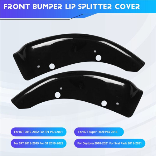 Car Front Bumper Lip Diffuser Splitters Body Kit Scratch Protector for  Charger Scat Pack 2015-2021 SRT 2015-2019 A 1