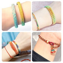 Paracord Jig Bracelet Maker Wood Jig Bracelet Maker U Shape Clear Scale Bracelet com 2 Grampos