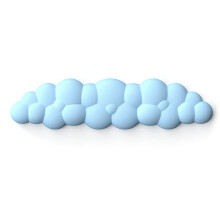 Cloud-Toetsenbord Polssteun Zacht Leer Memory Foam Polssteunkussen voor Eenvoudig Typen Pijnverlichting Antislip, H Lang