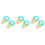 3Ensembles Kits Plastique Pour Pompons Artisanaux Multicolores Faciles 8