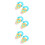 3Ensembles Kits Plastique Pour Pompons Artisanaux Multicolores Faciles 10