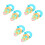 3Ensembles Kits Plastique Pour Pompons Artisanaux Multicolores Faciles 5
