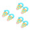 3Ensembles Kits Plastique Pour Pompons Artisanaux Multicolores Faciles 7