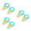 3Ensembles Kits Plastique Pour Pompons Artisanaux Multicolores Faciles 6