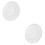 2Pièces Médaillons Ronds En PU Pour Décor Intérieur 8
