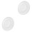 2Pièces Médaillons Ronds En PU Pour Décor Intérieur 5