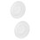 2Pièces Médaillons Ronds En PU Pour Décor Intérieur 9