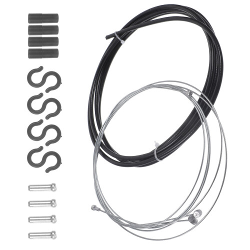3Ensembles Lignes De Noir Caoutchouc Acier Durable