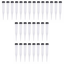 Flower Tubes Pack of 100 Plastic Flower Tubes, Transparent Water Tube for Flowers, Reusable Flowers, Water Tubes