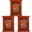 3Pièces Armoire Murale Bois Rouge Pour Rangement 4