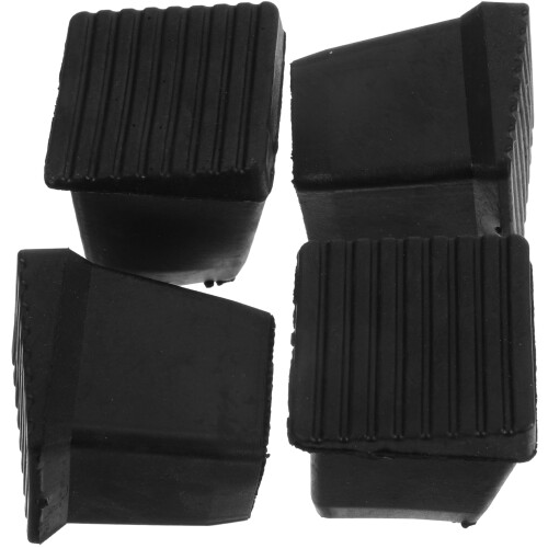 20Pièces Couvre-Pieds D'échelle Silicone Noir Pour Sols 2