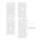 4Pièces Sticker Miroir Hauteur Enfants Design Simple Usage 11