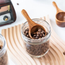 2 PièCes CuillèRe en Bois Café Tasse à Mesurer CuillèRe à Glace en Bois Cuisine CuillèRe à Mesurer