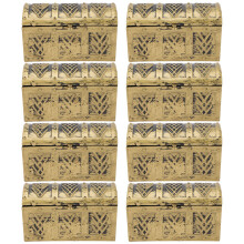 32Pièces Mini Coffret Pirate Plastique Pour Bijoux Et Fête Enfant