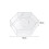Acrylic Cake Display Board Hexagonal Cake Tray DIY Cake Refillable Board Base Clear Cake Stand Decor Tools 15X15X10CM 8