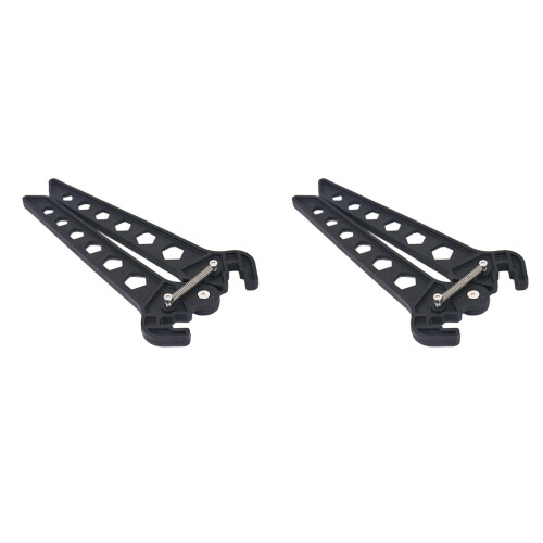 2Pièces Support Noir Pour Arc, Idéal Pour Tir Sur Cible 1