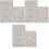 6Pièces Plateaux De Conception Perles Gris Pour Bracelet 3