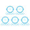25St Plastic 360 Winkelmeter Voor School, Kantoor En Techniek 9