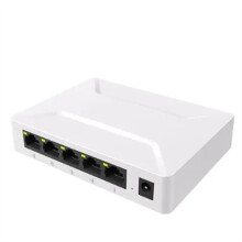 Network 5 Port 100/1000Mbps Gigabit Network Ethernet Adapter Fast RJ45 Ethernet Switcher LAN Hub EU Plug