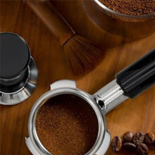 54-Mm-SiebträGer-Espresso-Kit-Set - WDT-Werkzeug Aus Edelstahl und Aluminiumlegierung und PräZisionsstampfer mit Feder