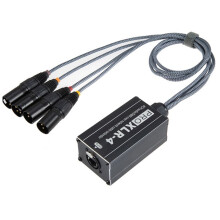 Cable de Audio Macho RJ45 una XLR Divisor DMX de Red para ExtensióN de Red de Cable Serpiente de GrabacióN de Escenario o Estudio