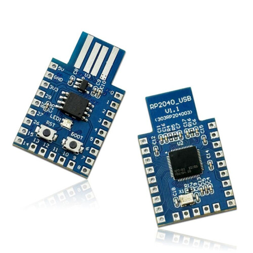 Para Placa de Desarrollo de Microcontrolador Flash para Raspberry Pi RP2040 USB Tipo A VersióN 4MB MóDulo de Placa de Desarrollo 2