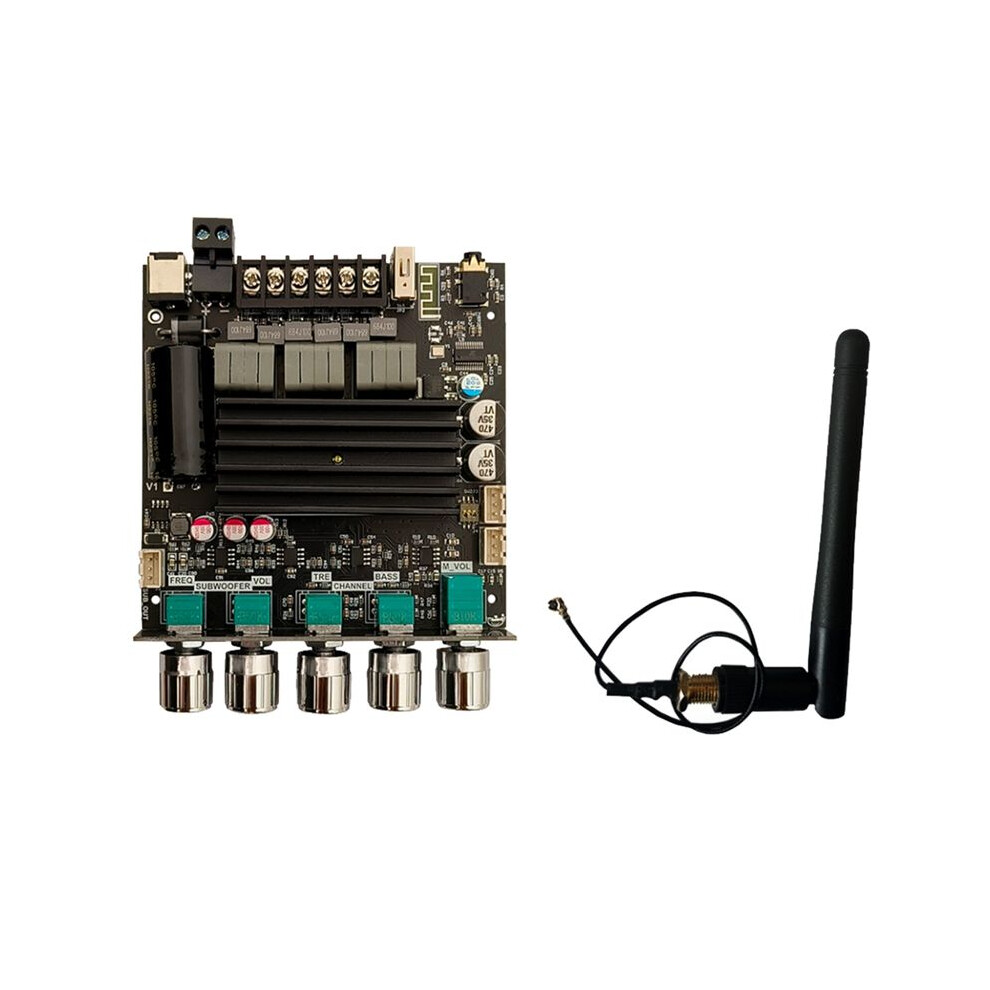 Zk-St21 Digital Amplifier Board 2.1 Channel 2X100w+200W Subwoofer Tpa3221 Amplifier Module With 2.4G Antenna 4711040009002