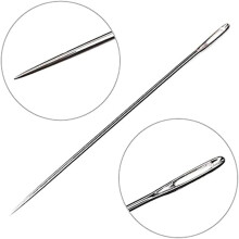 1Set Sewing Needle Awl Leather Sewing Accessories Stitching Awl Sewing Leathercraft Shoe Repair Tools Sewing