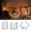 Square Hexagon Arch Ljuskopp RöKelsebräNnare Silikonform DIY Gips HäLla Aromaterapi FöRvaringsform, C 7