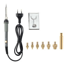 Heat Melt Insert Nut Iron Tip Brass Hot Melt Insert Nut Embedded Kit M2-M8 Heat Insertion Tool 3D Printer Parts EU Plug