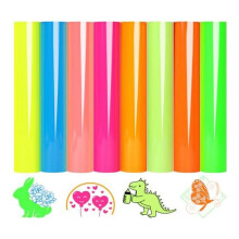 HTV-Wärmeübertragungs-Vinyl, 8 Neon-Vinyl-Bögen, Sortiert, 30 X 25 Zoll, Vinyl-Neon-Rosa-Heißpress-T-Shirt, Wunderschön