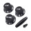 10 Set Plastic Guitar Strat Knobs 1 Volume and 2 Tone Control Knobs Set Electric Guitar,Black 4