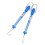 Spring Scale, 10 Pack 5N Transparent Spring Balance Hanging Tube Spring Scale 2