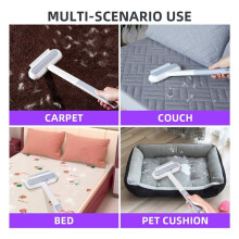 Cat Hair Remover Furniture,Dog Hair Remover for Couch,Reusable Roller,Pet Hair Removal Tool,Carpet Rake for Pet