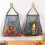 Reusable Kitchen Hanging Mesh Bag Large Capacity Home Fruit Vegetable Storage No.3 2