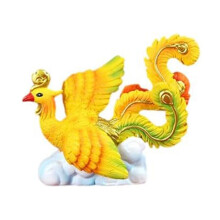 Figurine Chinoise Feng Shui Dragon Phoenix, Statue de L'AnnéE Du Dragon, Animal Du Zodiaque pour le Nouvel An, Cadeau de Paysage