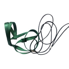 Bird Harness Leash Outdoor Flying Traction Straps Band Adjustable Anti-Bite Training Rope,Green L