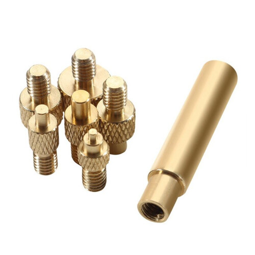 Heat Melt Insert Nut Iron Tip Brass Hot Melt Insert Nut Embedded Kit M2-M8 Heat Insertion Tool 3D Printer Parts EU Plug 1