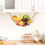 2PCS Hanging Fruit Hammock, Macrame Fruit Hammock Basket, Fruit Hammock for Kitchen Under Cabinet, Banana Fruit Hammock 4