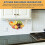 2PCS Hanging Fruit Hammock, Macrame Fruit Hammock Basket, Fruit Hammock for Kitchen Under Cabinet, Banana Fruit Hammock 2