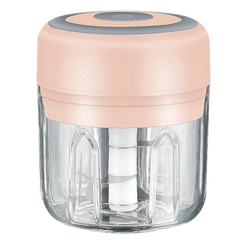 250ML  USB Electric Meat Grinder Garlic Chopper Rechargeable Crusher Food Processor