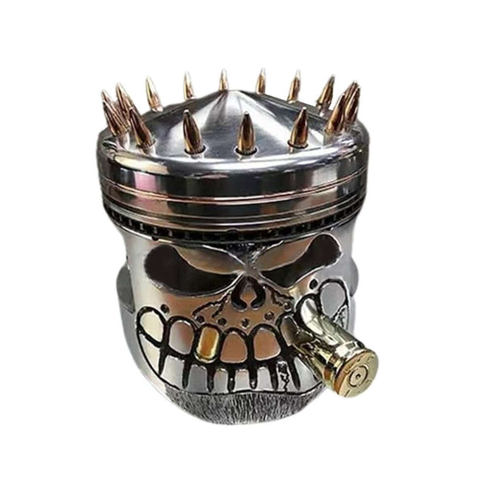 Resin Carved Skeleton Sculpture Ornament Cosplay Halloween Piston Skull Face Sculpture Figurine Art Desktop D 6034186002972