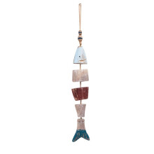 Fischdekoration Aus Holz zum AufhäNgen, Handgeschnitzter Fisch, Wanddekoration für Nautisches Thema, Strandthema, Seehaus, HäNgende Verzierung A