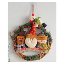 Christmas Wreath, Christmas Decorations for Front Door, Christmas Santa Wreath, Christmas Wreaths Signs Christmas Wreath