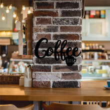 Metal Hanging Coffee Bar Wall Sign Pot Hanging Sign But First Coffee Metal Sign Coffee Station Letter Sign Coffee