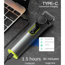 Cordless Rechargeable Hair Clipper & Trimmer Beard Trimmer for Men Adjustable Beard Trimmer with 4 Limit Combs