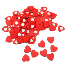 200 Stuks Houten Hartstickers, Kamerdecoratie, Hartvorm Zelfklevende Stickers voor Wieden Valentijnsdag