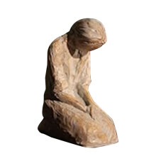 Douce Heure de PrièRe, Sculpture Inspirante des Belles Mains D'Une Femme en PrièRe, Cadeau de Festival